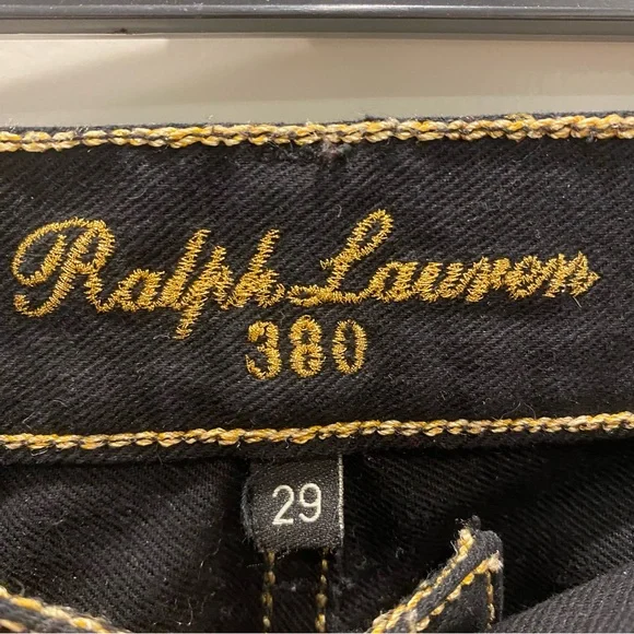 Ralph Lauren 380 Black Boot Cut Jeans - Picture 3 of 6